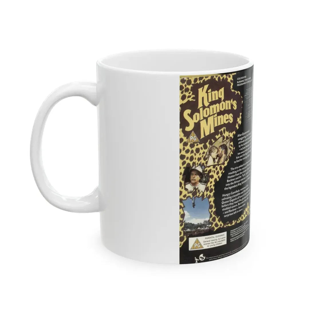 KING SOLOMONS MINES (VHS COVER) - White Coffee Mug - Go Mug Yourself
