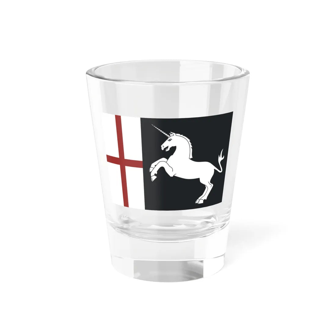 KingDavidtheBuilderFlag (Georgia) Shot Glass 1.5oz 1.5oz - Go Mug Yourself