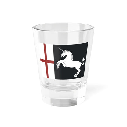 KingDavidtheBuilderFlag (Georgia) Shot Glass 1.5oz 1.5oz - Go Mug Yourself