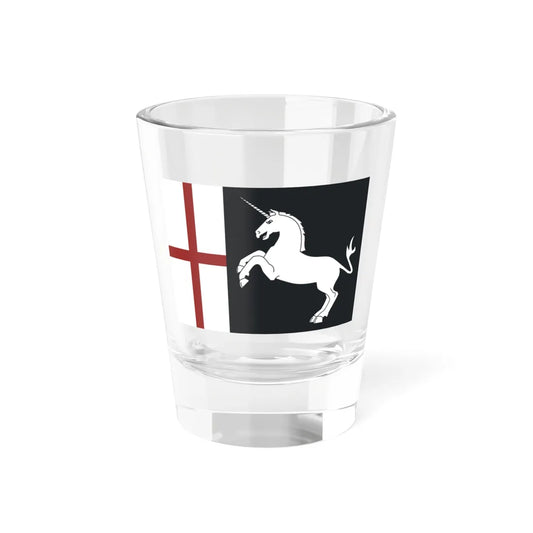 KingDavidtheBuilderFlag (Georgia) Shot Glass 1.5oz 1.5oz - Go Mug Yourself
