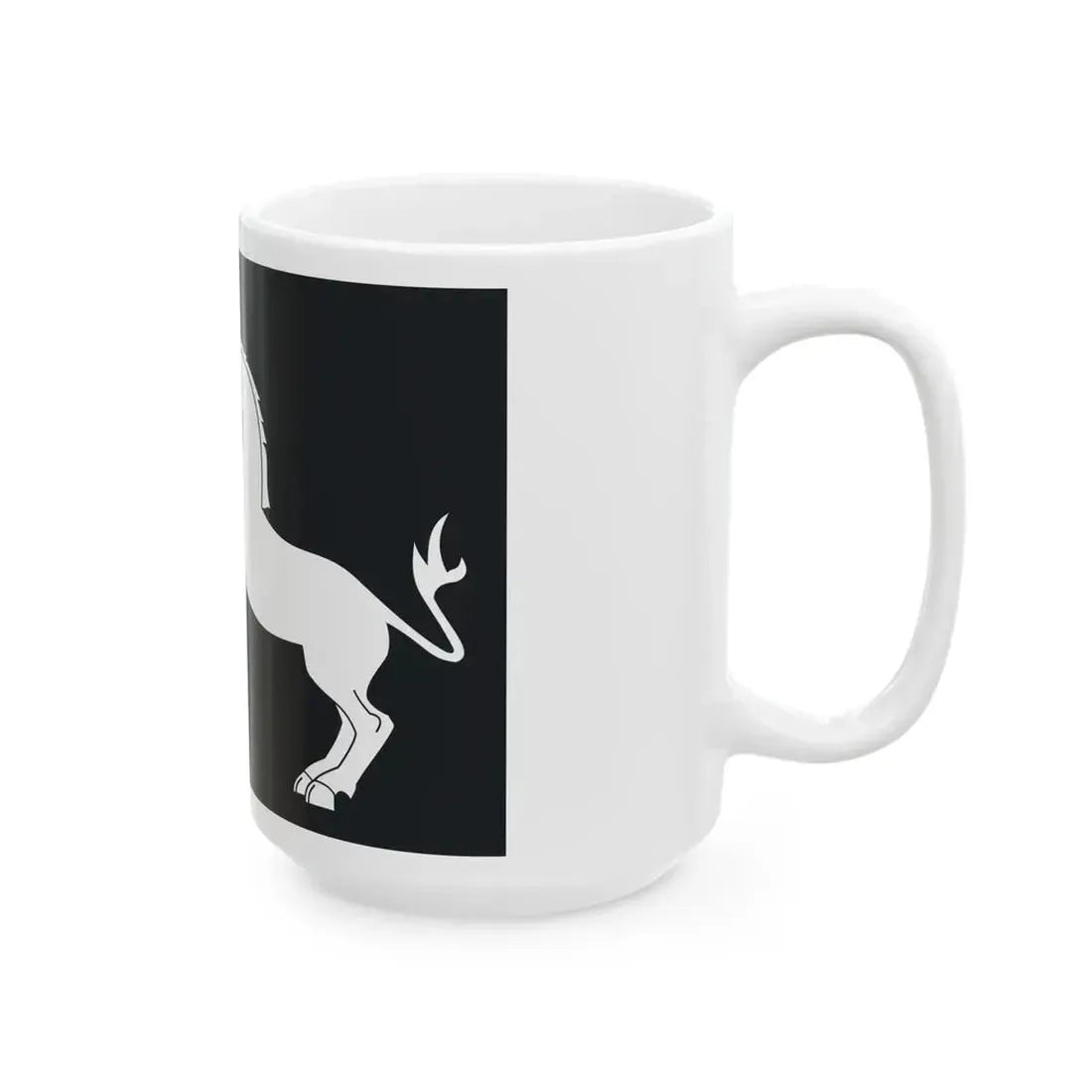 KingDavidtheBuilderFlag (Georgia) White Coffee Mug - Go Mug Yourself