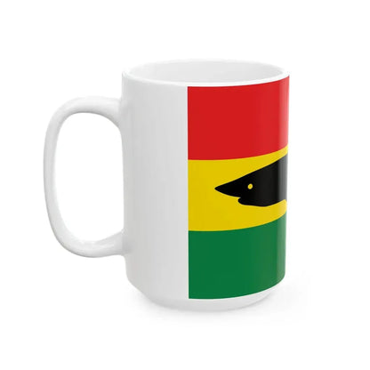Kingdom of Abemama Flag (Kiribati) White Coffee Mug - Go Mug Yourself
