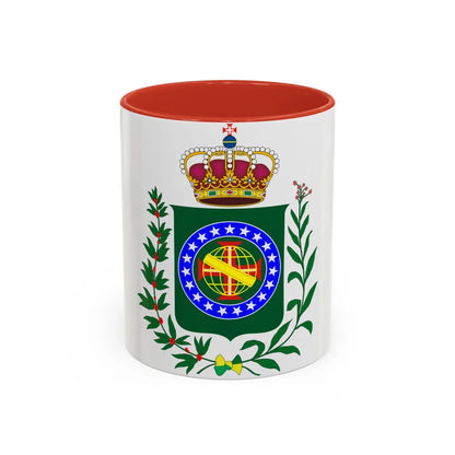 Kingdom of Brazil (18 september - 1 december 1822) - Accent Coffee Mug 11oz Red - Go Mug Yourself