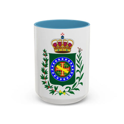 Kingdom of Brazil (18 september - 1 december 1822) - Accent Coffee Mug 15oz Light Blue - Go Mug Yourself