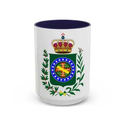 Kingdom of Brazil (18 september - 1 december 1822) - Accent Coffee Mug 15oz Navy - Go Mug Yourself