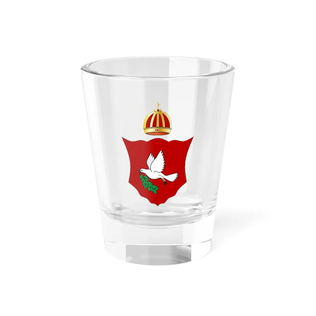 Kingdom of Fiji 1871-1874 Coat of arms (Fiji) (Coat of Arms) Shot Glass 1.5oz 1.5oz - Go Mug Yourself
