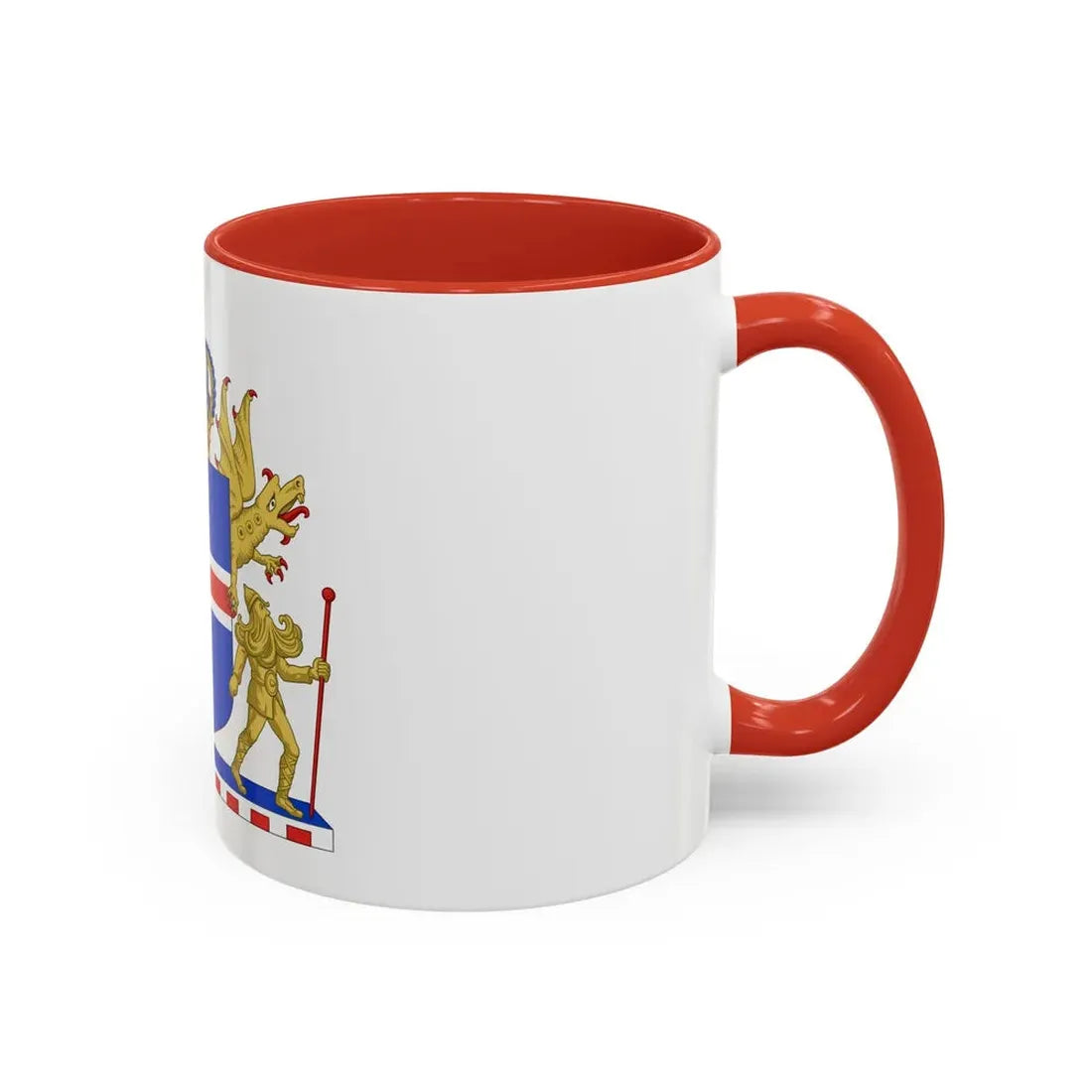 Kingdom of Iceland Coat of Arms - Accent Coffee Mug - Go Mug Yourself