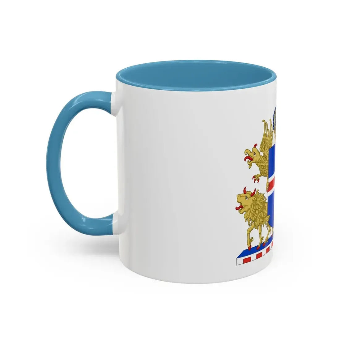 Kingdom of Iceland Coat of Arms - Accent Coffee Mug - Go Mug Yourself