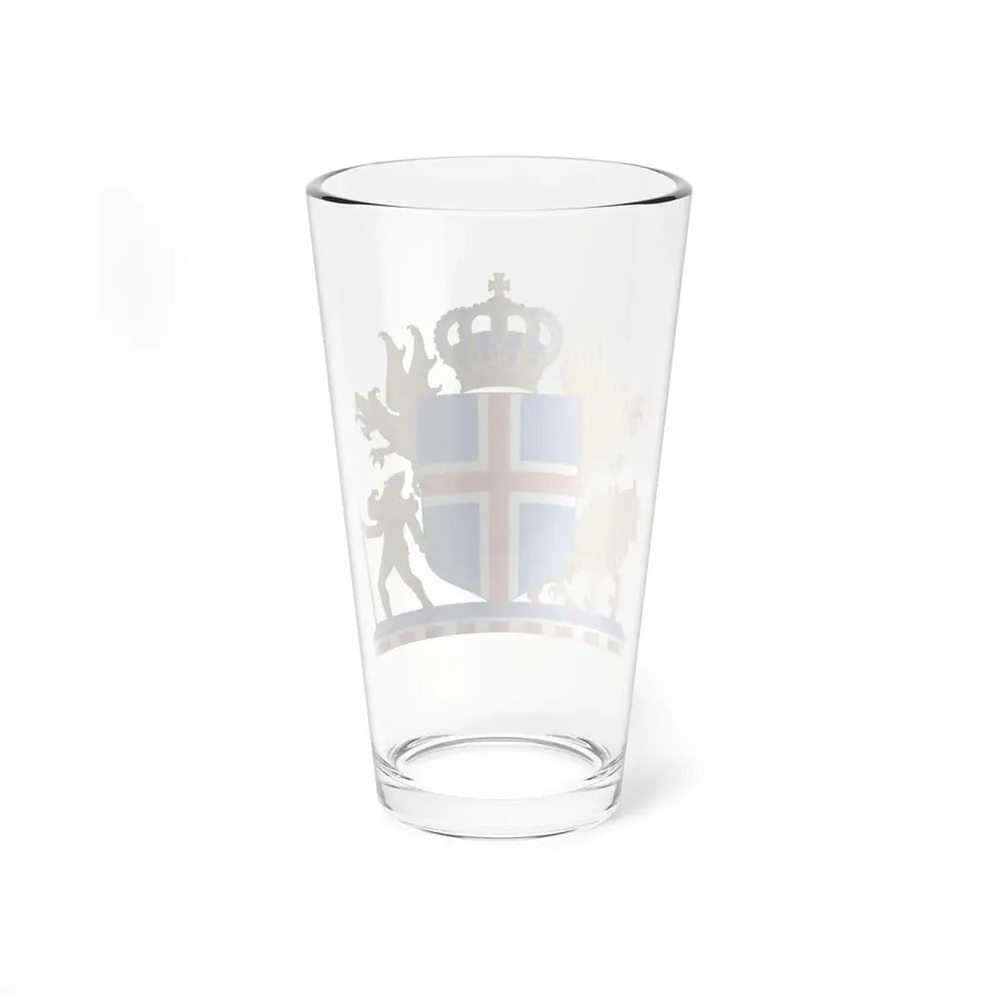 Kingdom of Iceland Coat of Arms - Pint Glass 16oz - Go Mug Yourself