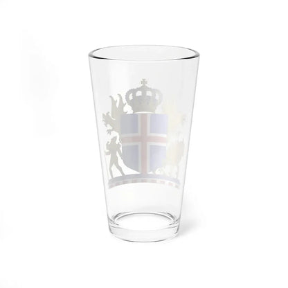 Kingdom of Iceland Coat of Arms - Pint Glass 16oz - Go Mug Yourself