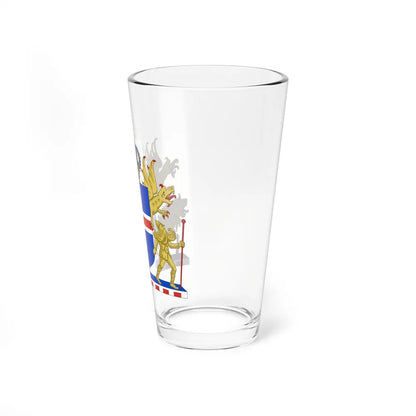 Kingdom of Iceland Coat of Arms - Pint Glass 16oz-Go Mug Yourself