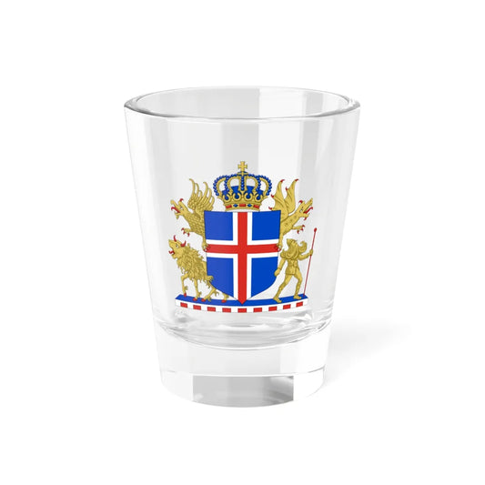 Kingdom of Iceland Coat of Arms - Shot Glass 1.5oz 1.5oz - Go Mug Yourself