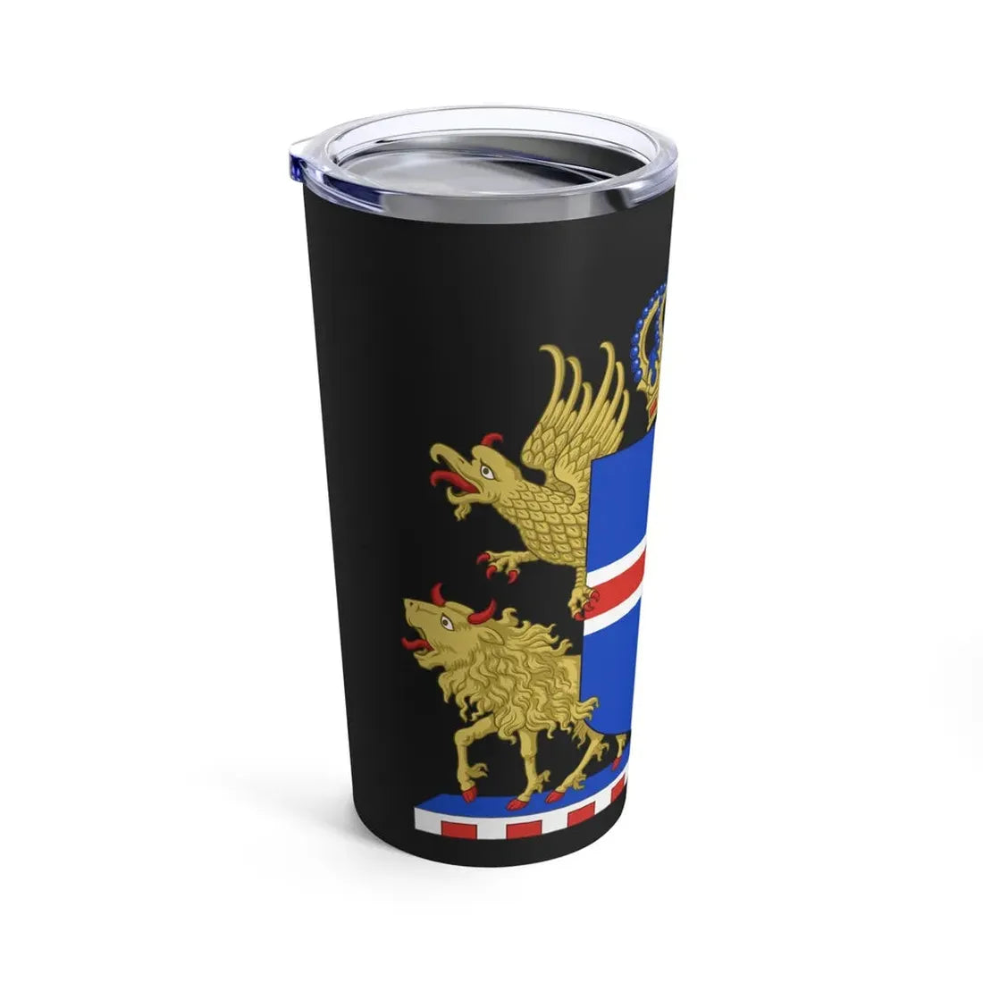 Kingdom of Iceland Coat of Arms - Tumbler 20oz - Go Mug Yourself