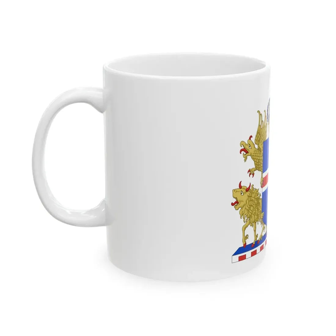 Kingdom of Iceland Coat of Arms - White Coffee Mug - Go Mug Yourself