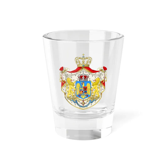Kingdom of Romania - Big CoA (Oman) (Coat of Arms) Shot Glass 1.5oz 1.5oz - Go Mug Yourself
