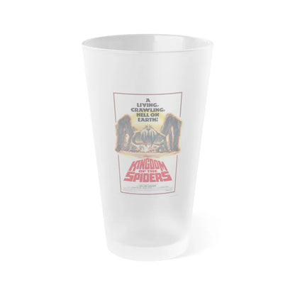 KINGDOM OF THE SPIDERS 1977 Movie Poster - Frosted Pint Glass 16oz-16oz-Frosted-Go Mug Yourself