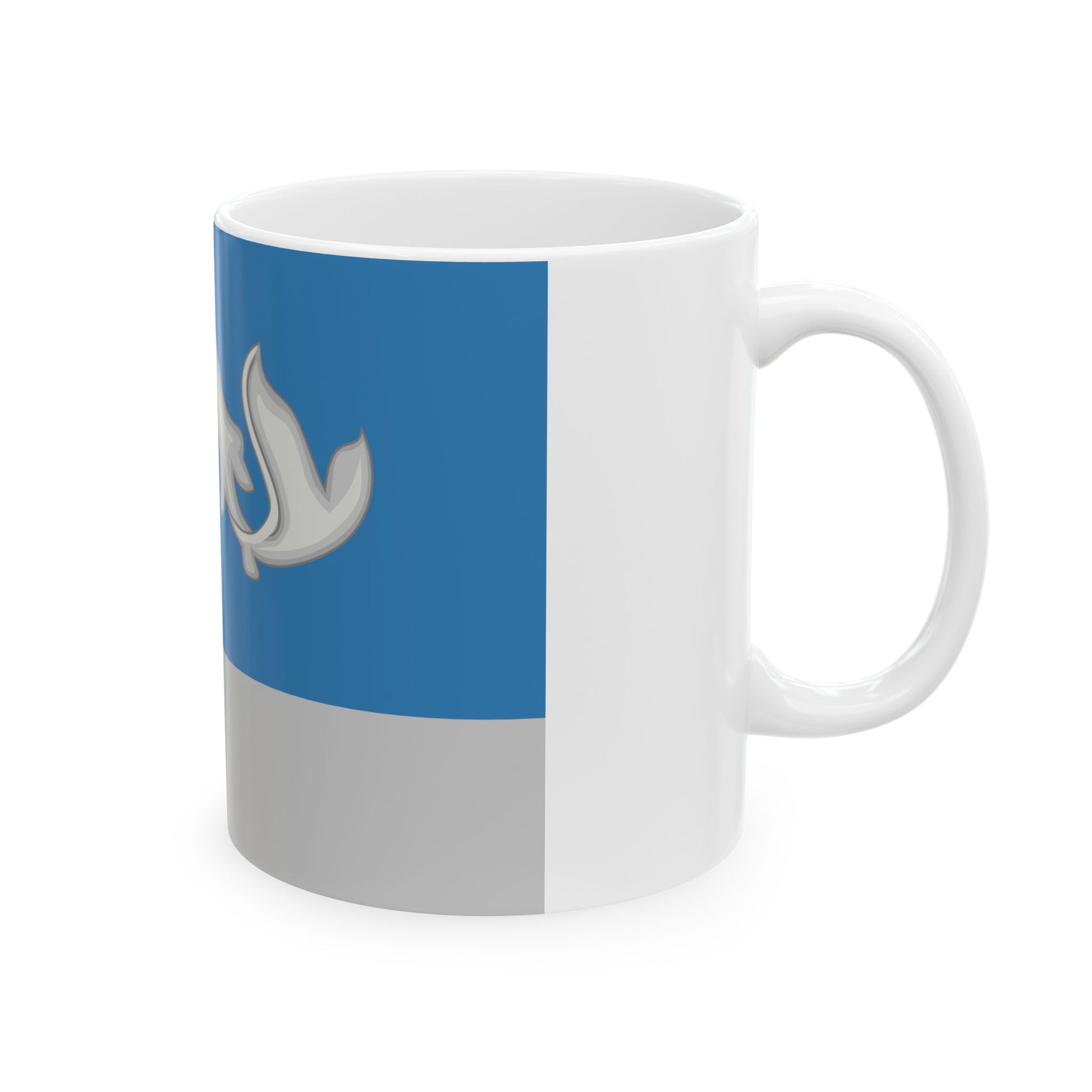 Kingman Reef unofficial flag (United States) White Coffee Mug-Go Mug Yourself