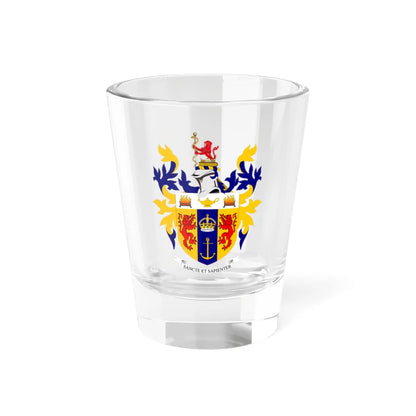 Kings College London full achievement (United Kingdom) (Coat of Arms) Shot Glass 1.5oz 1.5oz - Go Mug Yourself