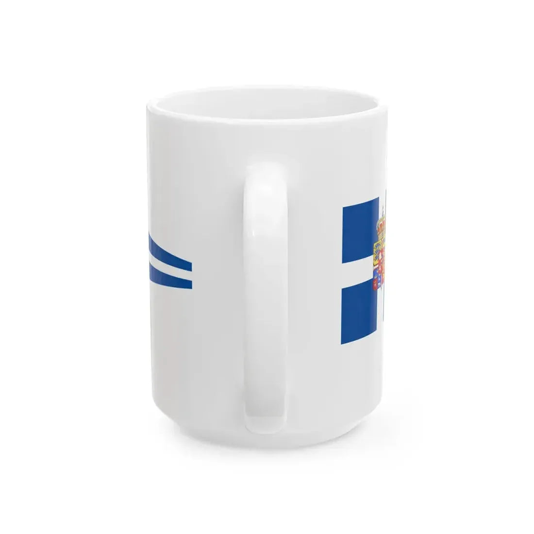 Kings Pennant of Greece (Greece) White Coffee Mug - Go Mug Yourself