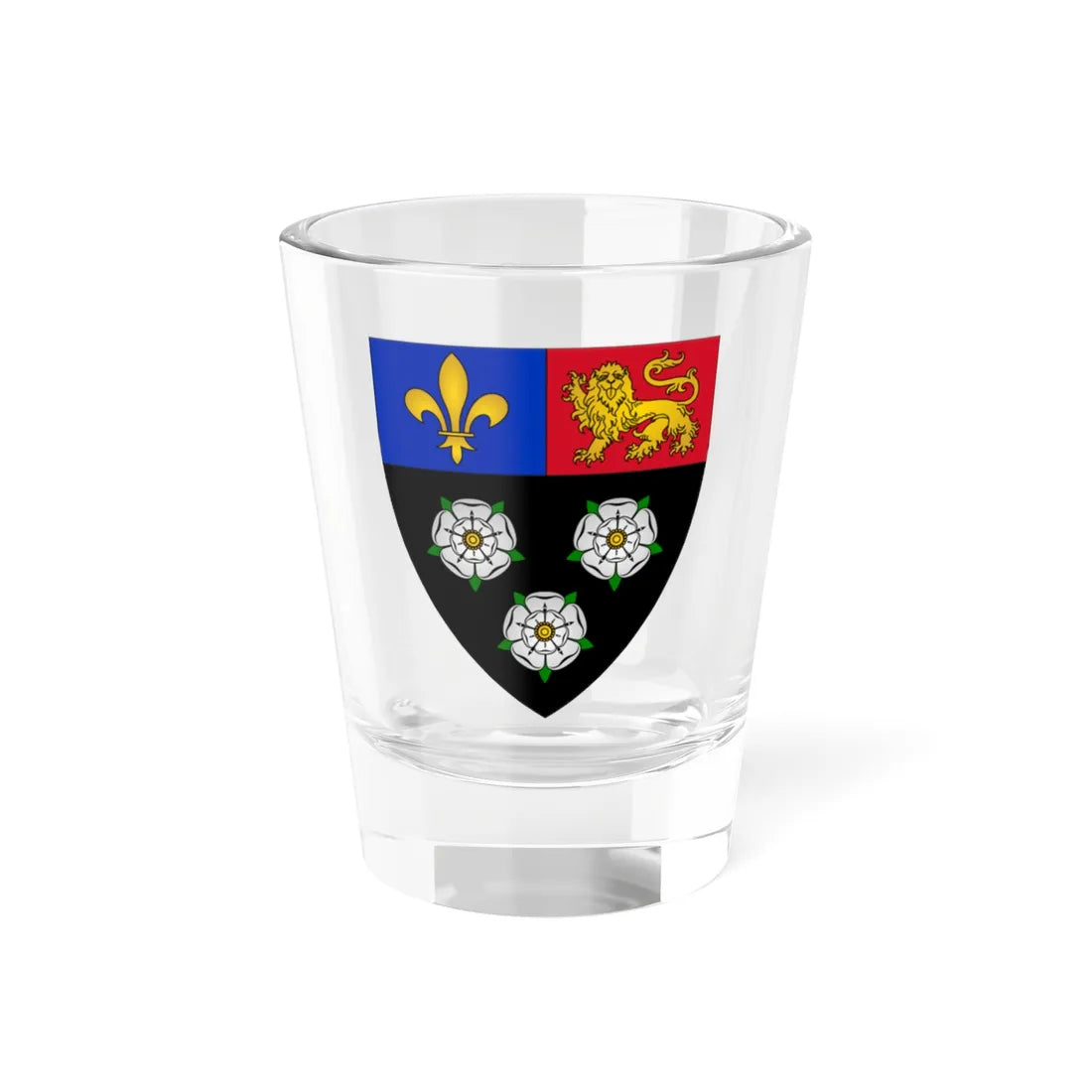 Kingscollegearms-alternative (England) (Coat of Arms) Shot Glass 1.5oz 1.5oz - Go Mug Yourself