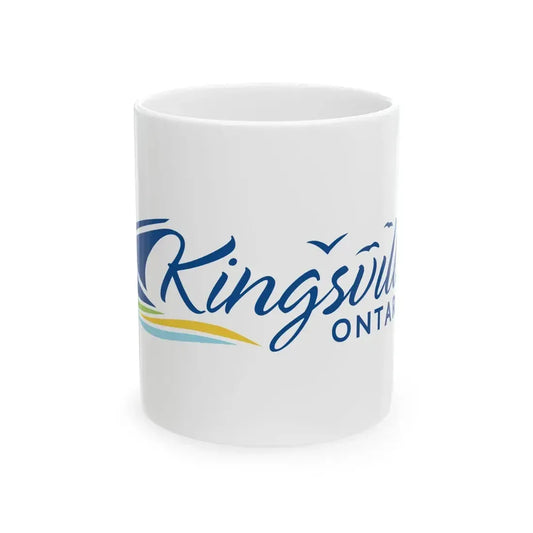 Kingsville Ontario Flag (Canada) White Coffee Mug 11oz - Go Mug Yourself
