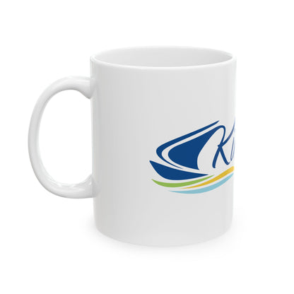 Kingsville Ontario Flag (Canada) White Coffee Mug-Go Mug Yourself