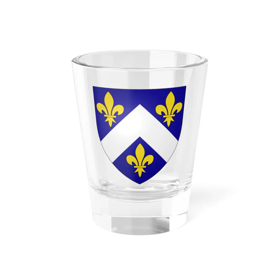 Kininmont of that Ilk arms (Scotland) (Coat of Arms) Shot Glass 1.5oz 1.5oz - Go Mug Yourself