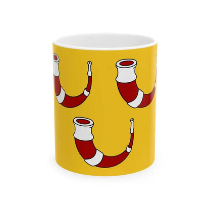 Kinrooi vlag (Belgium) White Coffee Mug 11oz - Go Mug Yourself