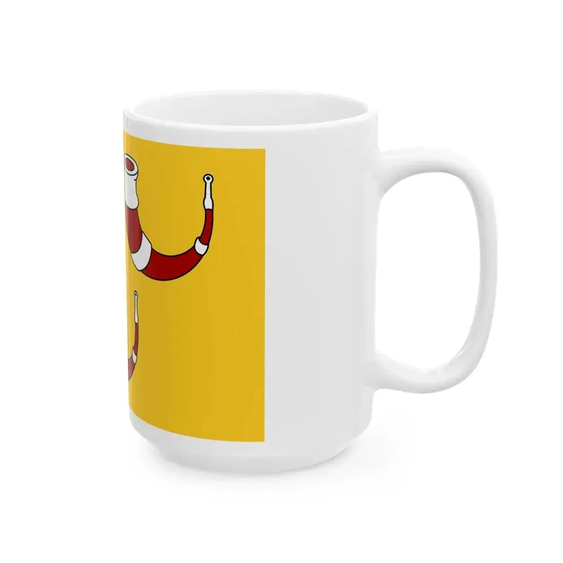 Kinrooi vlag (Belgium) White Coffee Mug - Go Mug Yourself