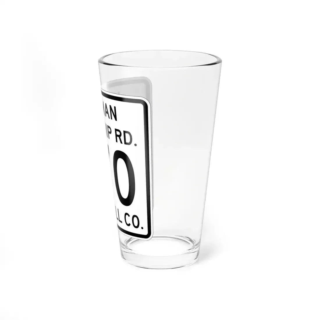 Kinsman Township Route 270 Trumbull County Ohio (Ohio) (Road Sign) Pint Glass 16oz - Go Mug Yourself