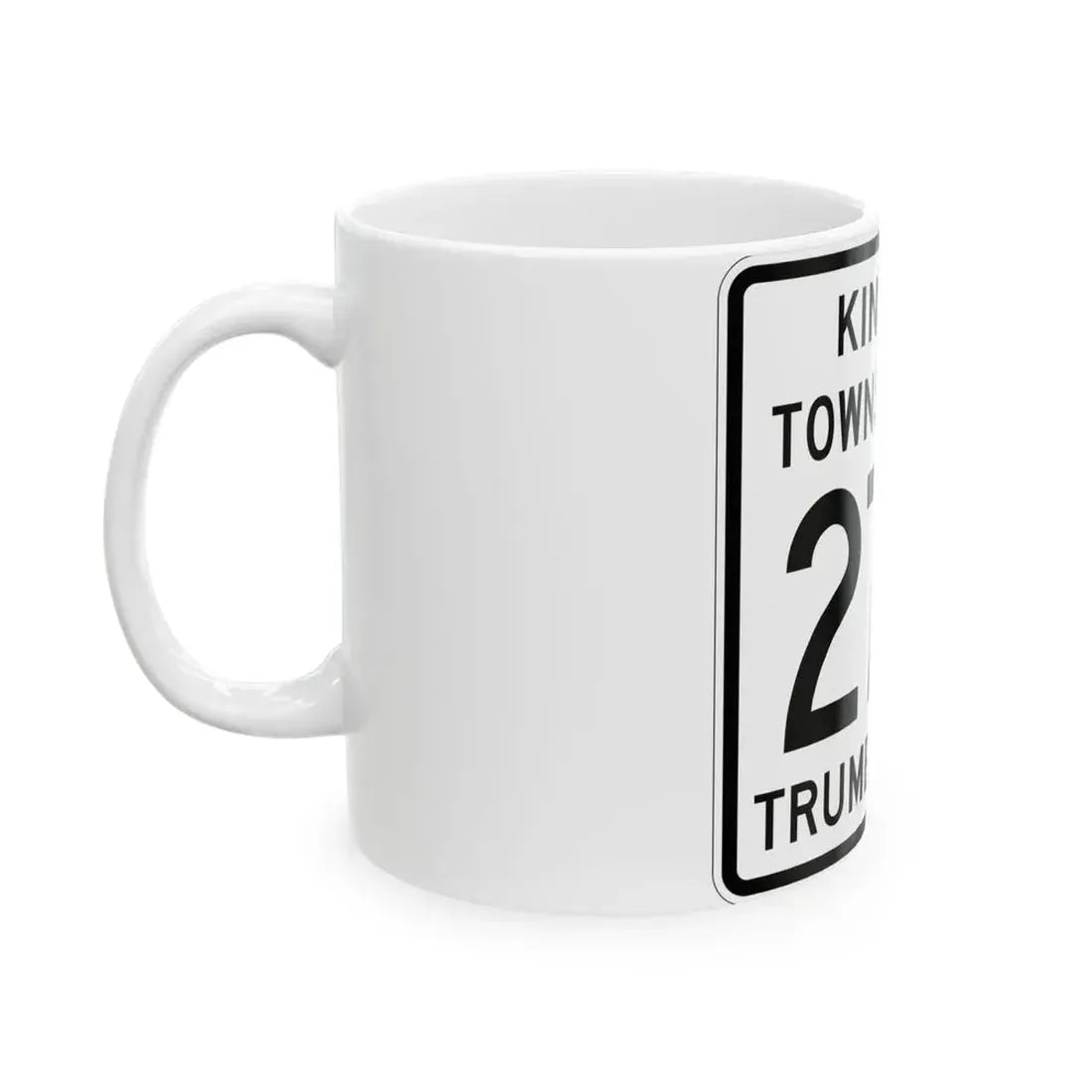 Kinsman Township Route 270 Trumbull County Ohio (Ohio) (Road Sign) White Coffee Mug - Go Mug Yourself