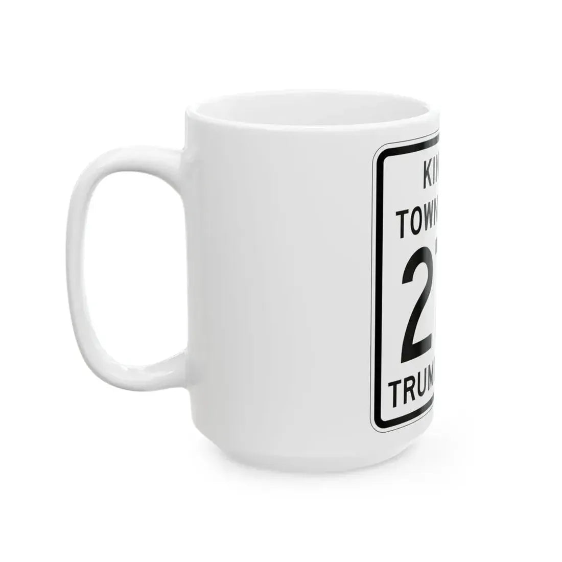 Kinsman Township Route 270 Trumbull County Ohio (Ohio) (Road Sign) White Coffee Mug - Go Mug Yourself