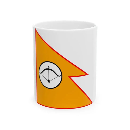 Kirat Flag Danesh Rai (Nepal) White Coffee Mug 11oz - Go Mug Yourself