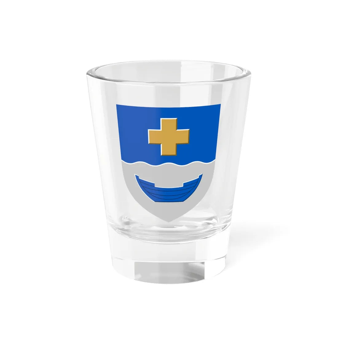 Kirkkonummi.vaakuna (Finland) (Coat of Arms) Shot Glass 1.5oz 1.5oz - Go Mug Yourself