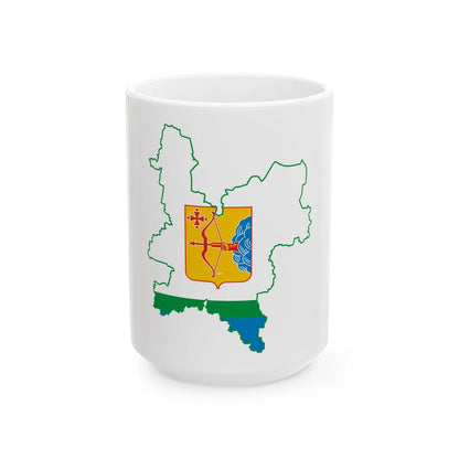 Kirov-obl-geo-stub (Russia) White Coffee Mug 15oz - Go Mug Yourself