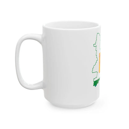 Kirov-obl-geo-stub (Russia) White Coffee Mug - Go Mug Yourself