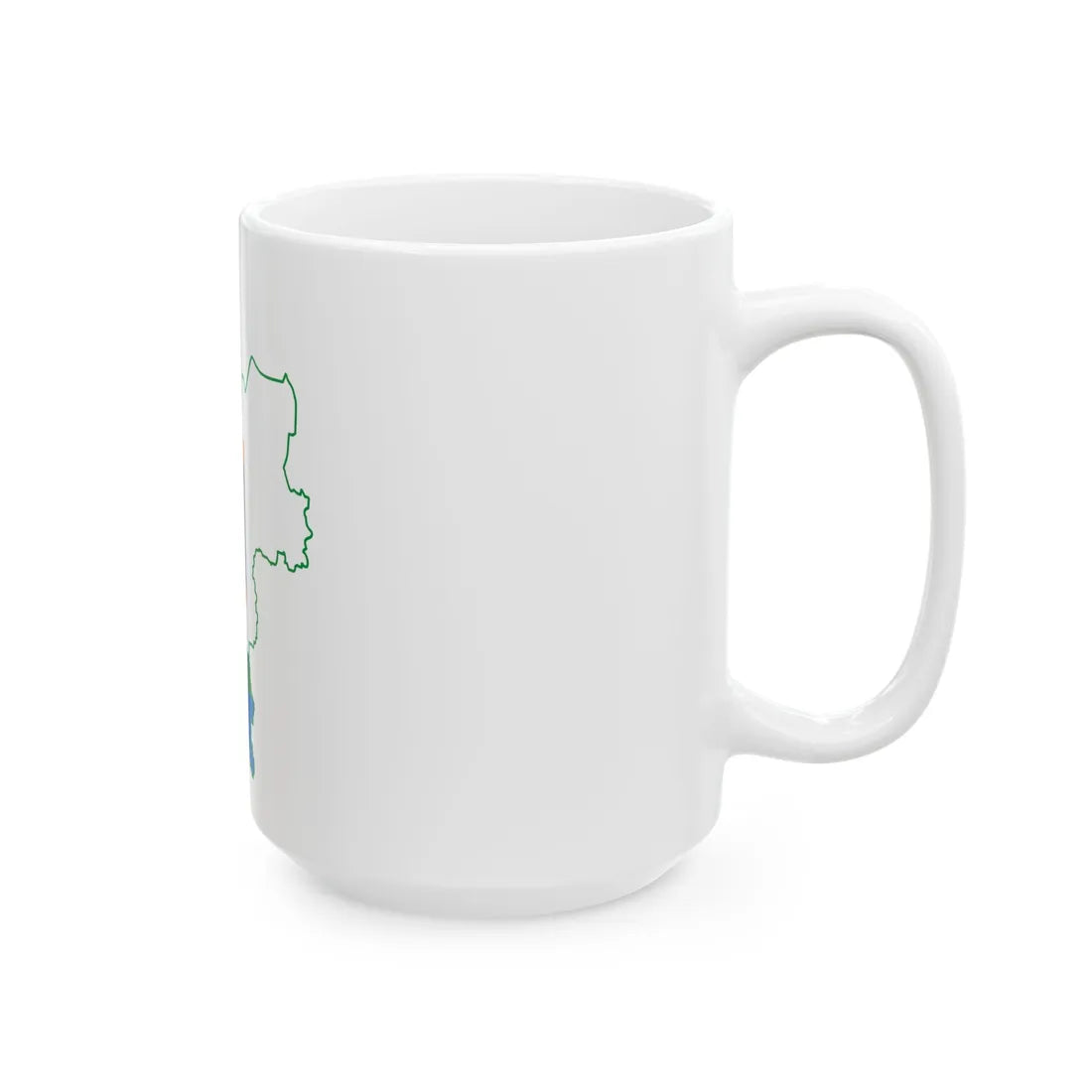 Kirov-obl-geo-stub (Russia) White Coffee Mug - Go Mug Yourself