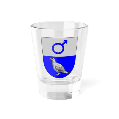 Kiruna kommunvapen (Sweden) (Coat of Arms) Shot Glass 1.5oz 1.5oz - Go Mug Yourself