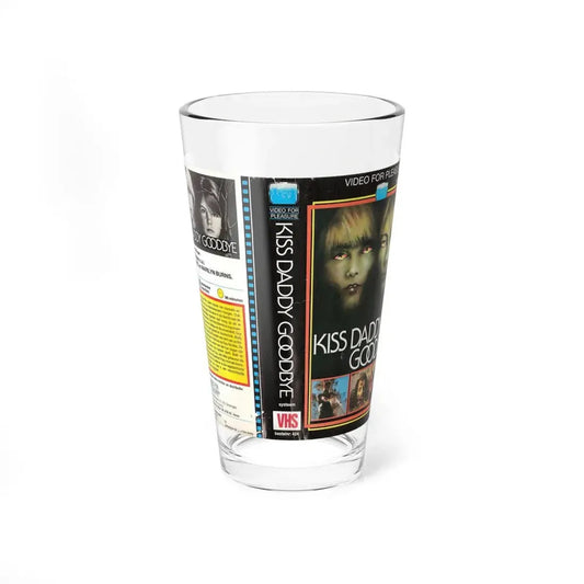 KISS DADDY GOODBYE (VHS COVER) Pint Glass 16oz 16oz - Go Mug Yourself