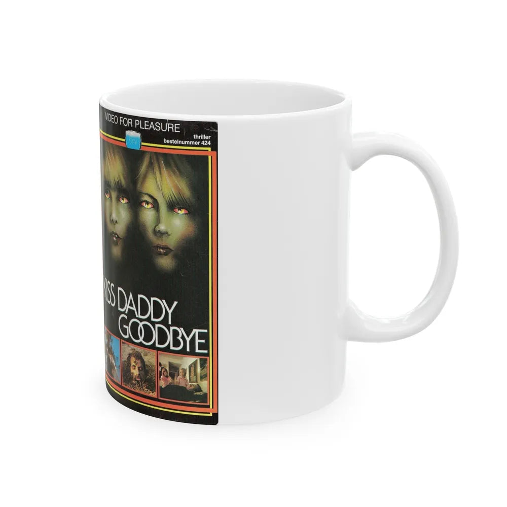 KISS DADDY GOODBYE (VHS COVER) - White Coffee Mug-Go Mug Yourself