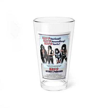 KISS IN ATTACK OF THE PHANTOMS (KISS MEETS THE PHANTOM OF THE PARK) 1978 Movie Poster - Pint Glass 16oz-16oz-Go Mug Yourself