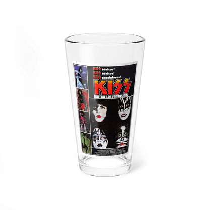 KISS MEETS THE PHANTOM OF THE PARK (SPAIN) 1978 Movie Poster - Pint Glass 16oz-16oz-Go Mug Yourself