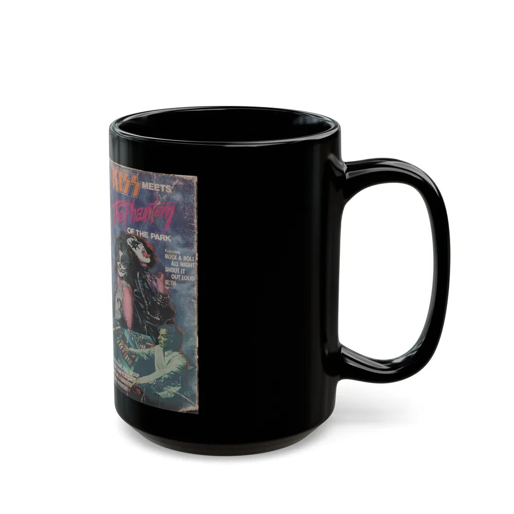 KISS MEETS THE PHANTOM OF THE PARK (VHS COVER) - Black Coffee Mug-Go Mug Yourself