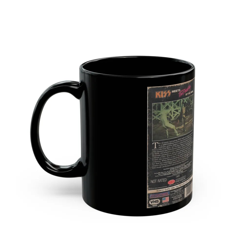 KISS MEETS THE PHANTOM OF THE PARK (VHS COVER) - Black Coffee Mug-Go Mug Yourself