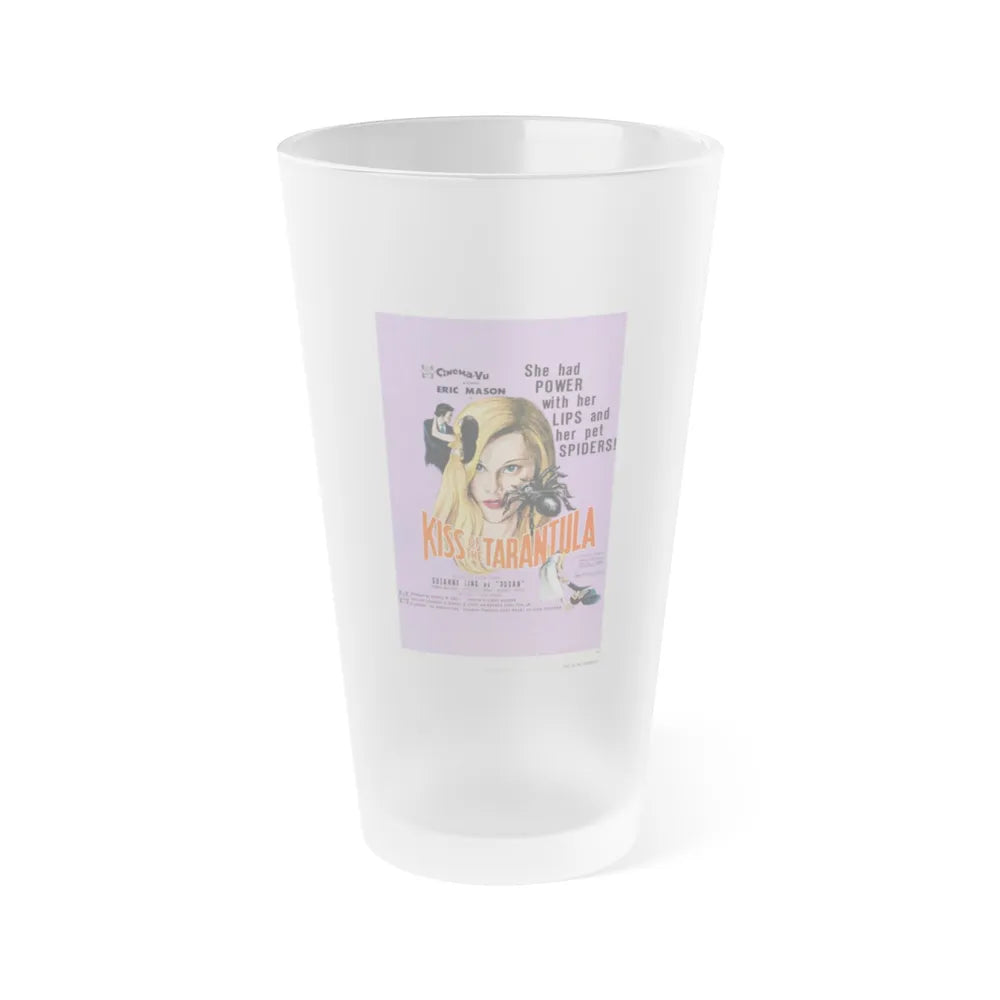 KISS OF THE TARANTULA 1975 Movie Poster - Frosted Pint Glass 16oz-16oz-Frosted-Go Mug Yourself