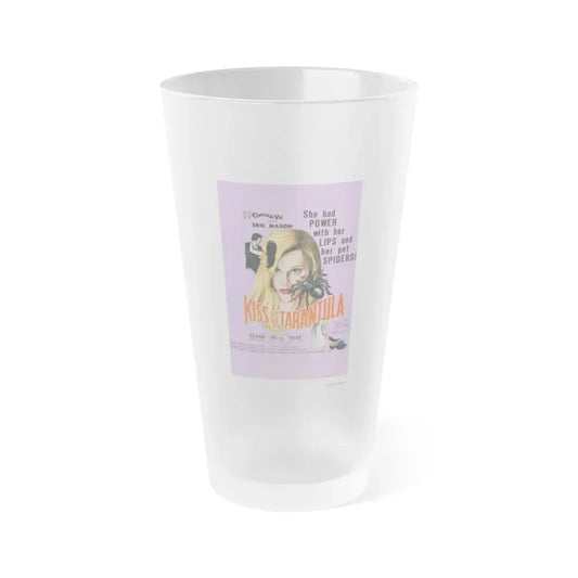 KISS OF THE TARANTULA 1975 Movie Poster - Frosted Pint Glass 16oz 16oz Frosted - Go Mug Yourself