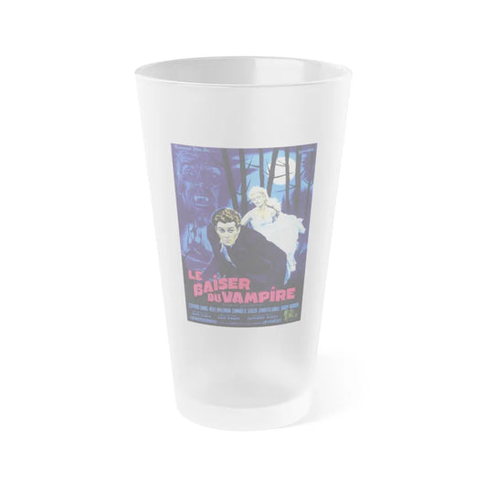 KISS OF THE VAMPIRE 1963 Movie Poster - Frosted Pint Glass 16oz-16oz-Frosted-Go Mug Yourself