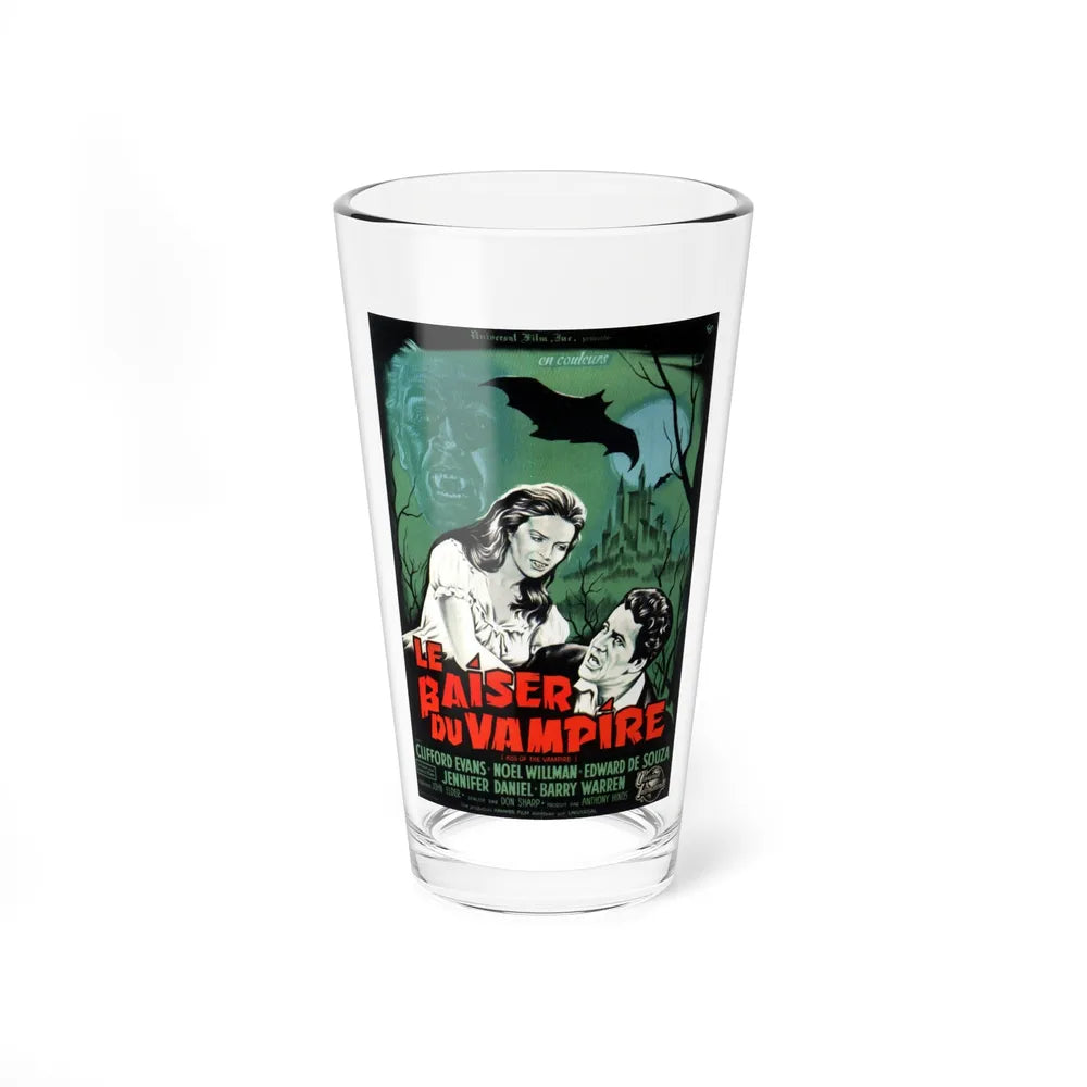 KISS OF THE VAMPIRE (FRENCH) 1963 Movie Poster - Pint Glass 16oz-16oz-Go Mug Yourself