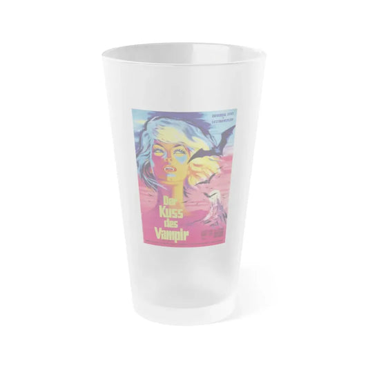 KISS OF THE VAMPIRE (GERMAN) 1963 Movie Poster - Frosted Pint Glass 16oz 16oz Frosted - Go Mug Yourself