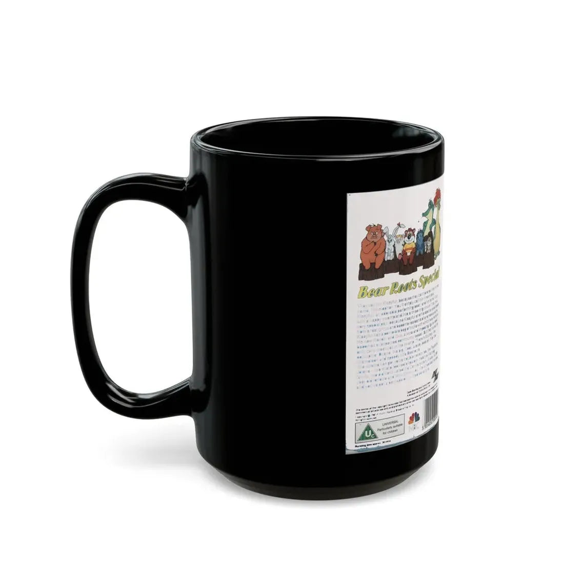 KISSYFUR BEAR ROOTS SPECIAL (VHS COVER) - Black Coffee Mug - Go Mug Yourself